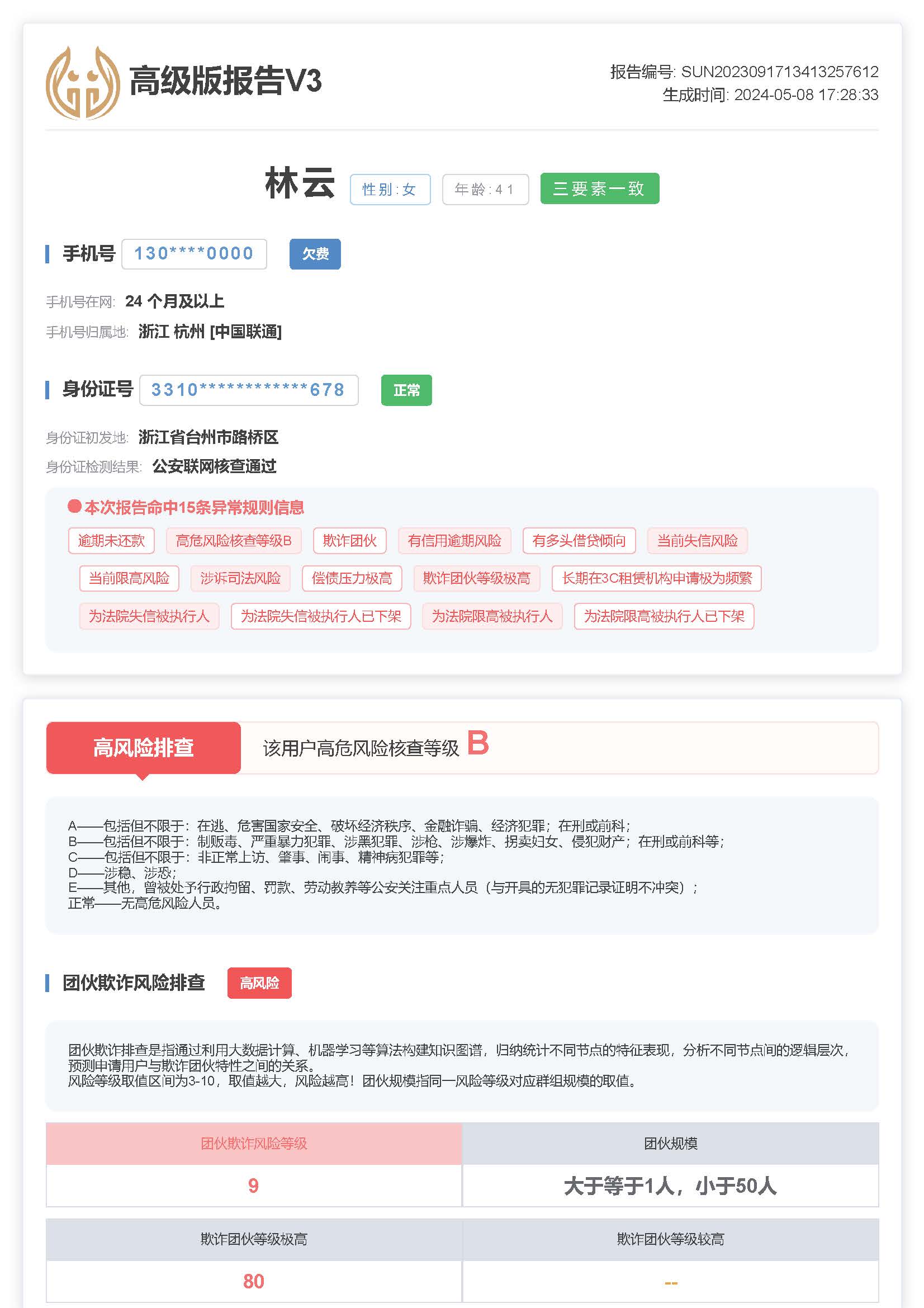 供应链金融风控报告